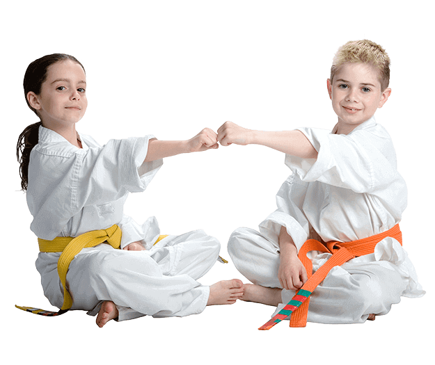 Martial Arts Lessons for Kids in Chino Hills CA - Kids Greeting Happy Footer Banner