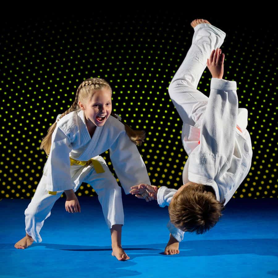 Martial Arts Lessons for Kids in Chino Hills CA - Judo Toss Kids Girl